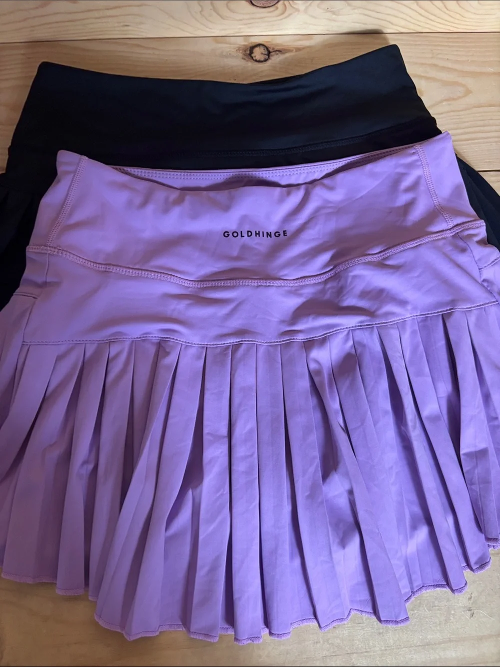 Goldhinge revolve lot of 2 pleated skorts size M